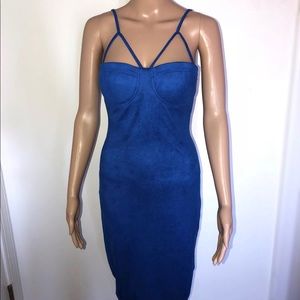 Suedette Bodycon Dress